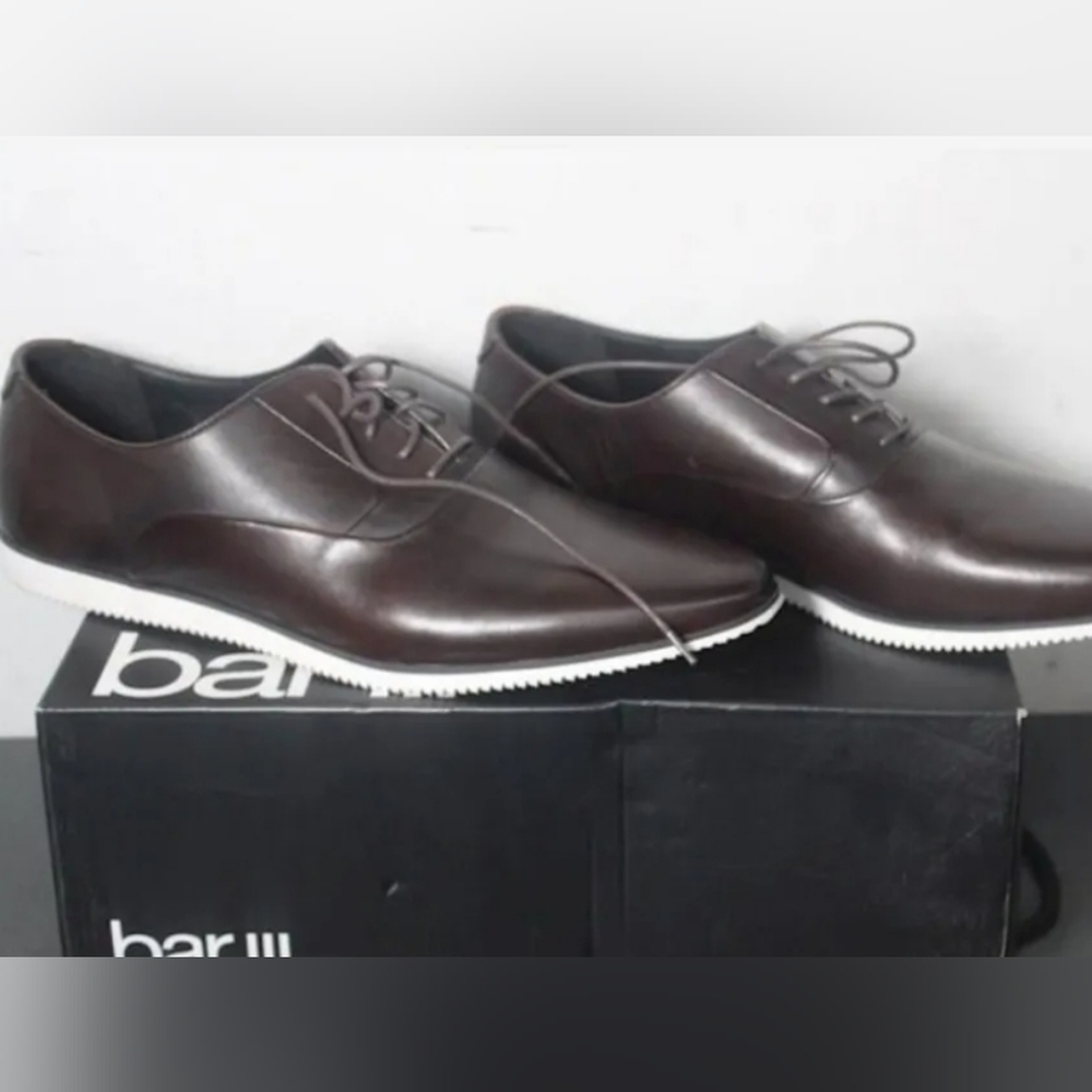 Bar III Men's Warner Casual Smooth Lace Up Shoes, Brown Size 12M